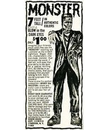 1950&#39;s Frankenstein Monster - Honor House Comic Book Advertising POP Art... - £26.37 GBP