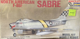 MINICRAFT HASEGAWA 1015 Sealed North American F-86F Sabre Model Kit 1/72... - $21.78