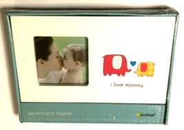 $7.99 Pearhead I Love Mommy Elephant White 6&quot; x 10&quot; Picture Rectangle Fr... - $8.89