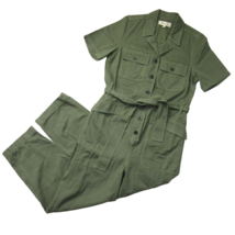 NWT Madewell Tie-Waist Military Jumpsuit in Dried Clover Green Cotton XS - £89.33 GBP