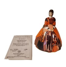 Gone With The Wind Porcelain The Mill Dress Scarlet O&#39;hara Bradford 6&quot; Figure - £31.11 GBP
