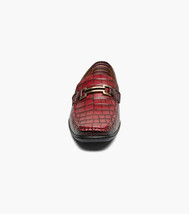 Stacy Adams Embrey Moc Toe Bit Slip-On Dress Shoes Wine 25703-609 image 6