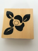 Anitas Rubber Stamp Large Rose Bud Flower Spring Summer Garden Card Making Craft - $3.99