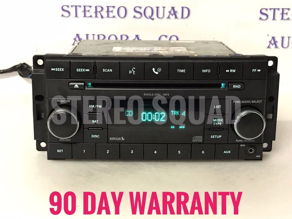 JEEP CHRYSLER DODGE Satellite MP3 CD Player RES AUX  "CH848" - $145.00