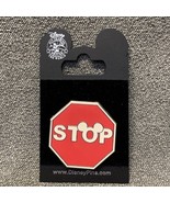 STOP Traffic Road Street Sign Mickey Mouse Disneyland Disney Pin KG - $276.85 MXN