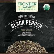 Frontier Co-op Pepper, Black Medium Grind, Certified Organic,, Fair Trad... - £24.88 GBP