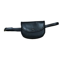 Madewell The Whipstitch Leather Belt Bag Black Size Small - £32.56 GBP