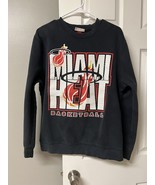 Miami Heat Mitchell &amp; Ness Basketball Crewneck Sweatshirt Adult sz Large - $25.00