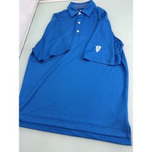 Footjoy FJ Butterfield Country Club Men Polo Shirt Blue Large L - £10.26 GBP