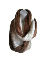Infinity Scarf Knit Cable Knit 100% Acrylic Lightweight Soft FREE SHIPPING - £17.40 GBP
