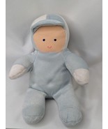 Animal Fair Boy Rattle Doll Plush 9 Inch Blue Stuffed Toy - $22.45