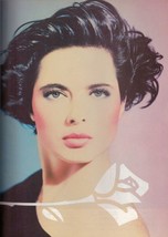 1988 Lancome Cosmetics Mascara Isabella Rossellini Vintage Print Ad 1980s - $6.70