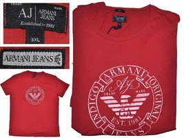 ARMANI Men&#39;s T-shirt 2XL European AR08 T1P - $50.42