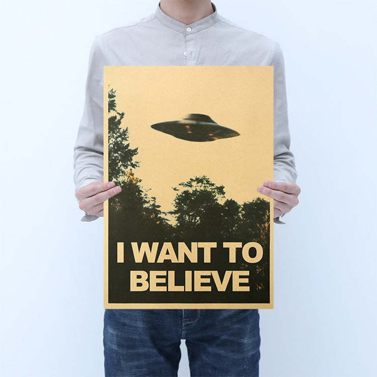Vintage kraft paper poster - $1.10