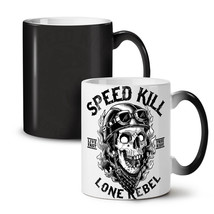 Speed Kill Skull Horror NEW Colour Changing Tea Coffee Mug 11 oz | Wellcoda - $19.99