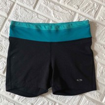 Champion teal black athletic workout shorts - $13.40