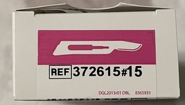 Box Bard-Parker 372615 Disposable Scalpel #15 (10 Units In Box) - $25.00