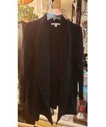 Ladies Small Seven7 Cardigan Sweater  Nice soft black cardigan size small    - $15.00