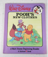 Vintage 1986 Walt Disney Fun-To-Read Book POOH&#39;S NEW CLOTHES Volume 5 - €12,63 EUR