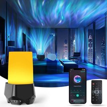 Night Light Projector,True 4 in 1 Aurora Projector,Adjustable Night Light(Black) - £19.28 GBP