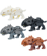 4pcs Lord of the Rings The Wargs Wolf Heavy Armored Minifigures Minifigs... - $280.99 MXN