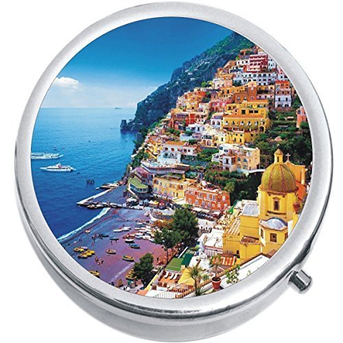 Amalfi Coast Medicine Vitamin Compact Pill Box - $9.78
