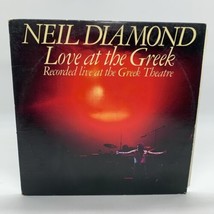 Neil Diamond Love At The Greek   Record Album Vinyl LP 1977 34404 - £6.03 GBP