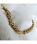 Chunky Choker Double Link Chain Toggle Bar Necklace &amp; Bracelet - $35.00