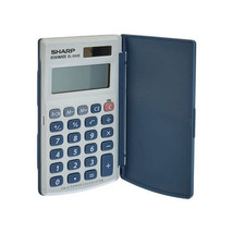 Sharp 8 Digit Dual Power Calculator - Hard Cover - $21.97