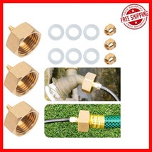 Durable Brass 3/4&quot; Female to 1/4&quot; Tube Adapter for Efficient Gardening - $25.21