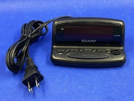 Sharp Alarm Clock LED Digital Display Plug In Small Basic Black SPC026 - $11.85