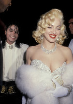 Beautiful Madonna &amp; Michael Jackson 8X10 Photo - £7.06 GBP