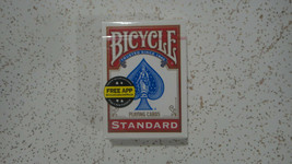 Red Bicycle branded standard playing cards, new deck from 2016. Sealed. - $7.48