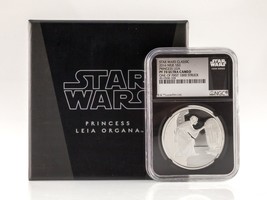 2016 Niue S $ 2 Star Wars Classico Principessa Leia NGC PF70 Ultra Cammeo Box - £209.42 GBP