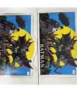 Vintage Batman Returns Placemats 1992 DC Comics 17.5” x 11.5” Catwoman P... - $28.49