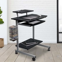 Compact Computer Cart, Espresso - $125.99