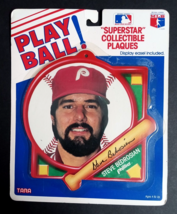 Superstar Collectible Plaques Tara Play Ball MLB Baseball Steve Bedrosian 1989 - £4.71 GBP