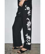 $99 ZARA ZW COLLECTION BEADED EMBROIDERY TROUSERS- M - $74.99