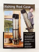 Etna Fishing Rod Case Organizer, Green, 48.5&quot; x 13.5&quot; External Pockets, ... - $29.69