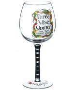 Enesco Gift Suzy Toronto Three Wise Woman Painted Wine Glass - £12.55 GBP