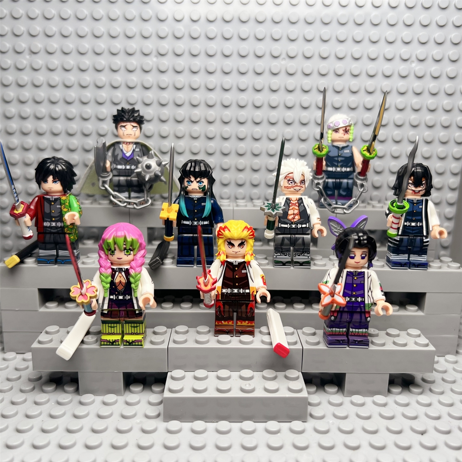 Demon Slayer Hashira Custom Minifigures Lot of 9 - $31.00