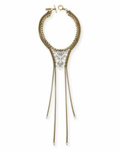 NWT $678 AUDEN Devon Brass Statement Couture Choker Runway Necklace AUSTRIA - $306.90
