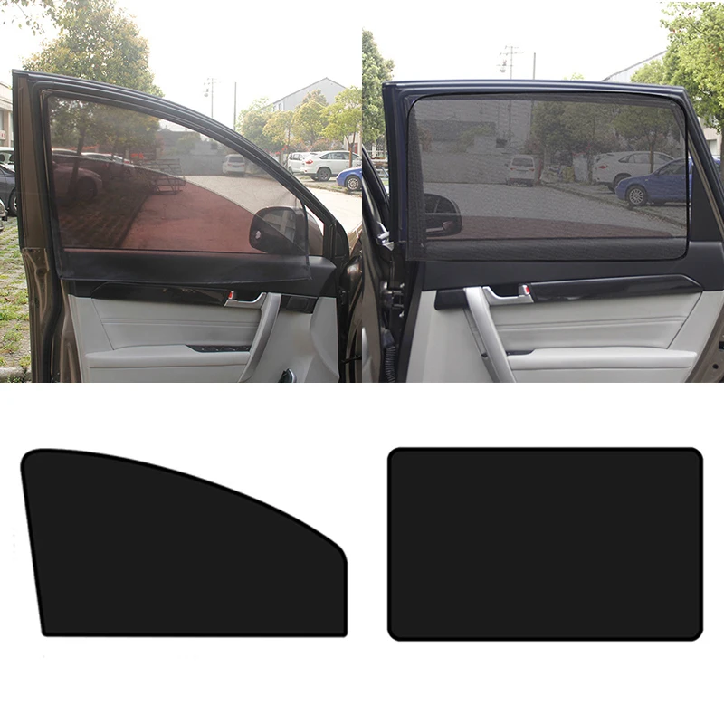 Car Curtains Sun Shield Cover Double Sides car Window Sunshade Protector Window - £11.00 GBP+