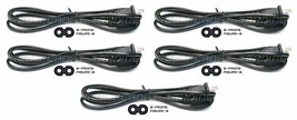 Lot 100 US 2 Prong Pin AC Power Cord Cable Charge For PC Laptop Dell IBM HP - £66.01 GBP