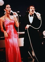 Sonny and Cher in evening dress singing together from their TV series 8x... - $12.99