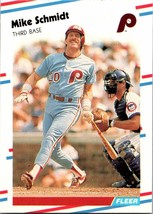 1988 Fleer Mike Schmidt #315 Philadelphia Phillies - £1.39 GBP