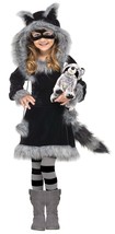 Fun World Costumes Baby Girl&#39;s Sweet Raccoon Toddler Costume, Small(3T-4T) - £57.69 GBP