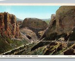 Pesce Creek Canyon Apache Sentiero Az Arizona Unp Non Usato Wb Cartolina... - $4.04
