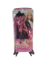 Barbie Life in the Dreamhouse Fashion Clothing Pink Floral Dress Accessories - £9.49 GBP