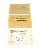 3 1901 Providence RI Billhead Document Receipts Machinist Mill Supplies ... - £8.62 GBP